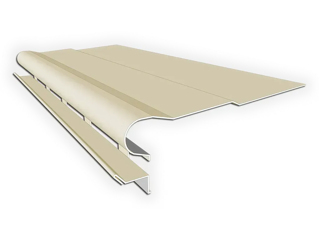 KM 0.032" Kynar Aluminum Solid Gutter Cover