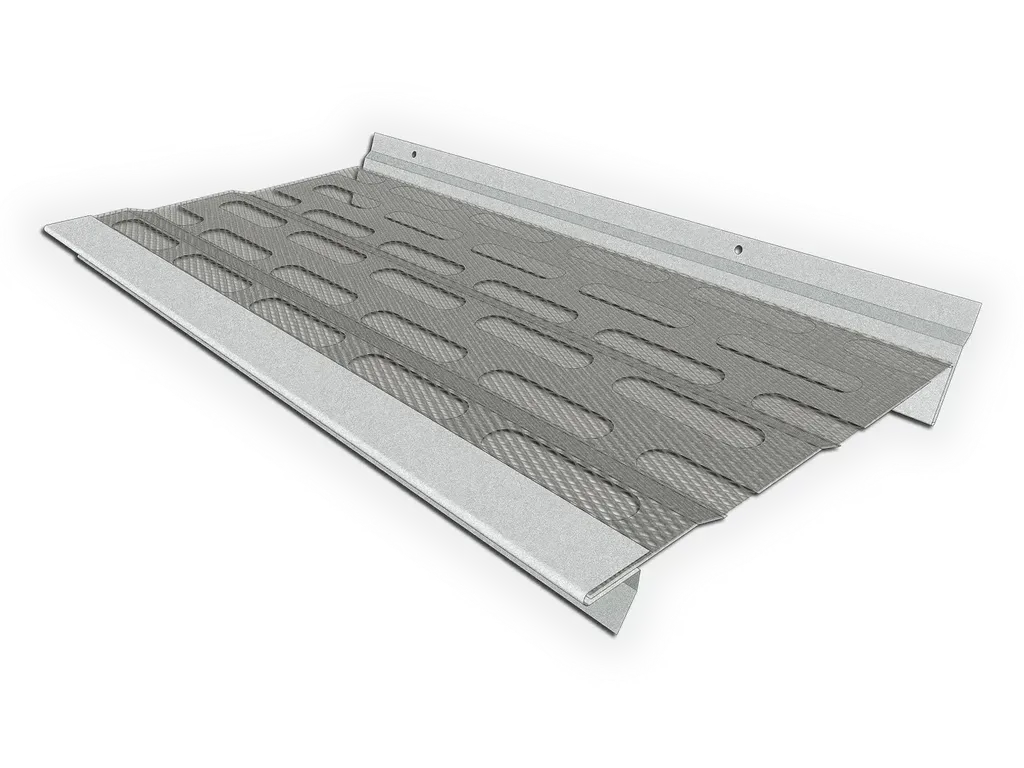 [GS511-2002] KM Galvalume Plus Gutter Screen
Gutter Profile: K-Style or Box Gutter
Material: 24 Gauge Galvalume Plus
Size: 5"