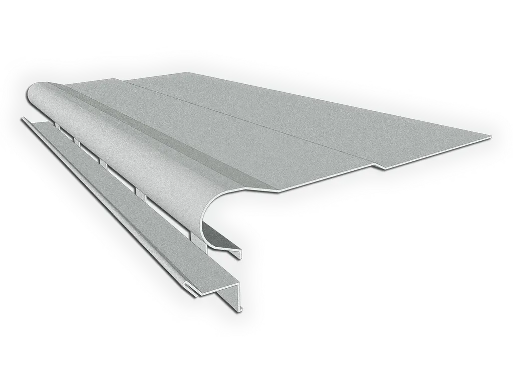 KM Galvalume Plus Solid Gutter Cover