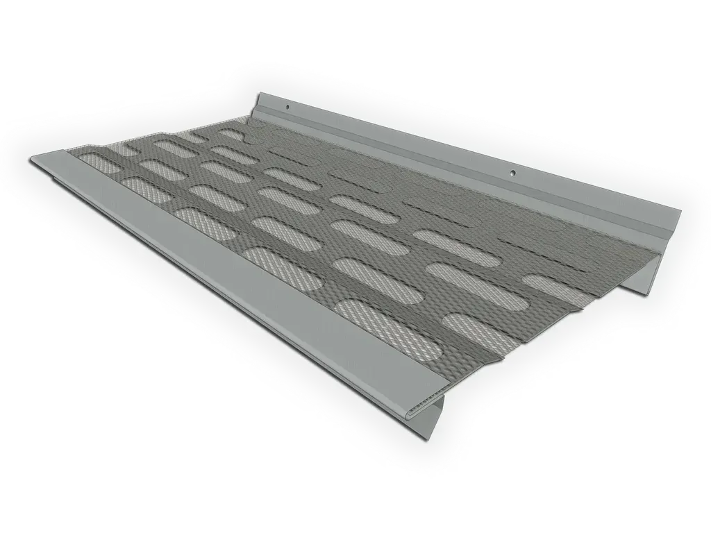 [GS511-5002] KM Stainless Steel Gutter Screen
Gutter Profile: K-Style or Box Gutter
Material: 24 Gauge Stainless Steel 304 2B
Size: 5"