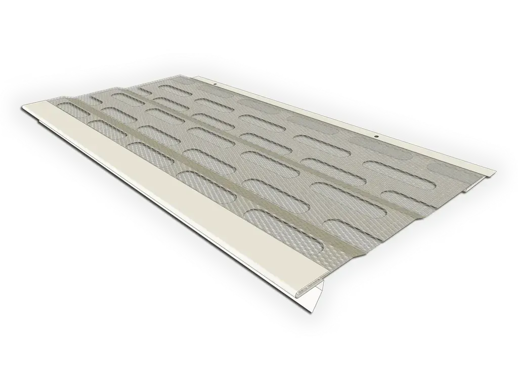 [GSU511-0201] KM Under Roof 0.027" Aluminum Gutter Screen
Gutter Profile: K-Style or Box Gutter
Size: 5"
Color: Almond