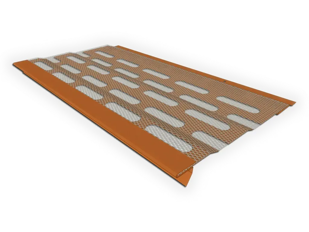 [GSU511-1001] KM Under Roof Copper Gutter Screen
Gutter Profile: K-Style or Box Gutter
Material: 16 oz. Copper
Size: 5"