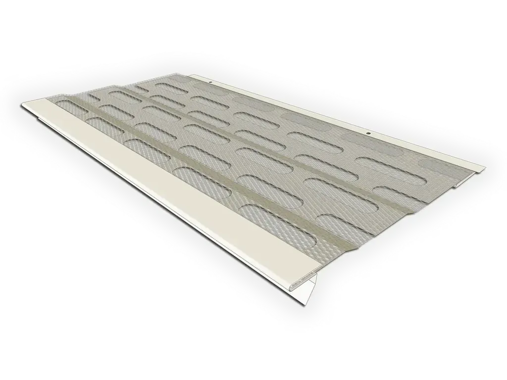 [GSU511-4001] KM Under Roof Kynar Steel Gutter Screen
Gutter Profile: K-Style or Box Gutter
Size: 5"
Color: Almond