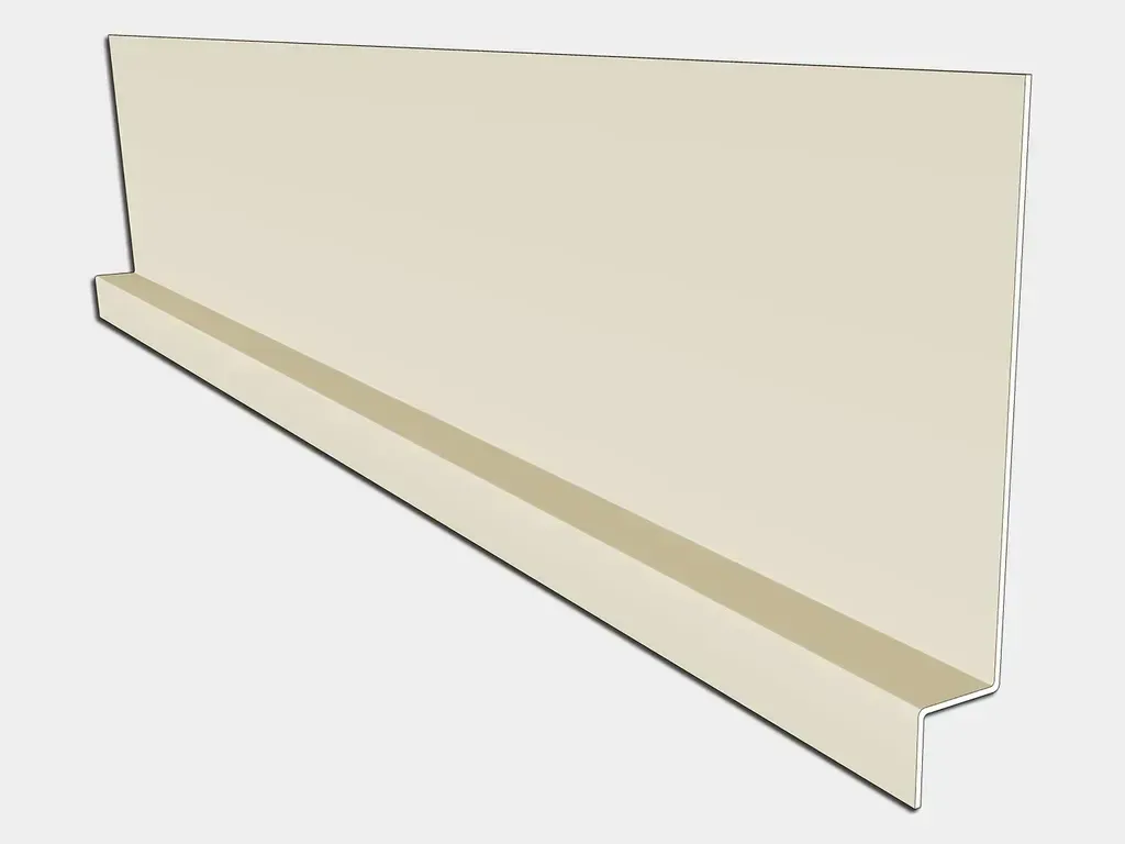 [FZF38-0301] Kynar Aluminum Z Flashing
Size: 3/8" x 10' Long (3" stock)
Color: Almond
Product custom made to order: I understand this product is custom made to order and cannot be returned. All dimensions are approximate. Custom profiles may be rejected due to limitations in bending.