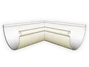 Kynar Steel Half Round Gutter Inside Miter