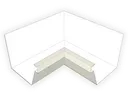 F-Style Kynar Steel Industrial Box Gutter Inside Miter