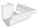 Kynar Steel Residential Box Gutter Outside Miter