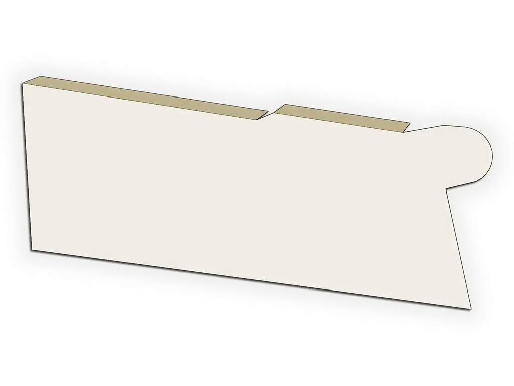 Kynar Steel Solid Gutter Cover End Cap