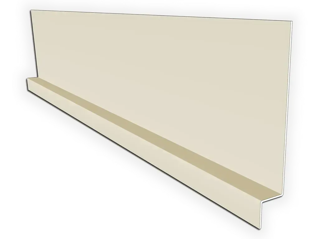 [FZF38-4001] Kynar Steel Z Flashing
Size: 3/8" x 10' Long (3" stock)
Color: Almond
Product custom made to order: I understand this product is custom made to order and cannot be returned. All dimensions are approximate. Custom profiles may be rejected due to limitations in bending.