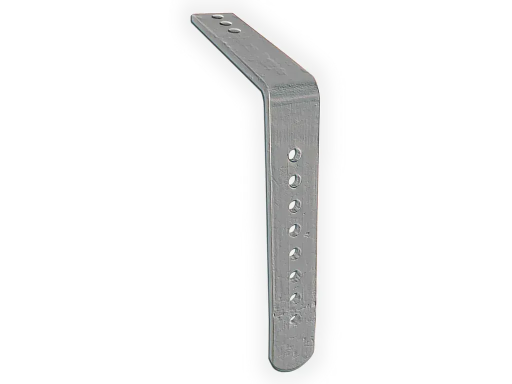 [UM1-13] Lead Coated Copper Universal Roof Mount for Gutter Bracket
Material: 1/8" Copper Bar