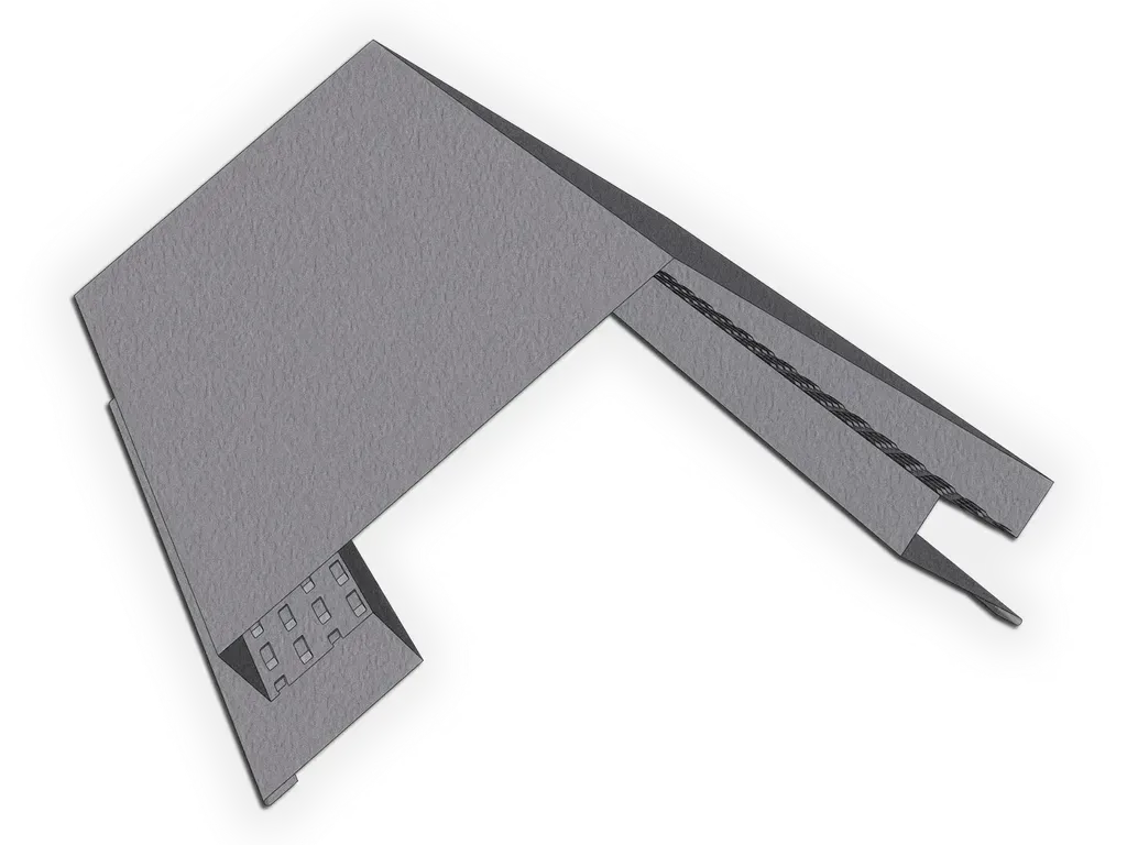 [FRV24-1301] Lead Coated Copper Vented Ridge Cap Roof Flashing
Material: 16 oz. Copper
Product custom made to order: I understand this product is custom made to order and cannot be returned. All dimensions are approximate.