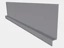 Lead Coated Copper Z Flashing