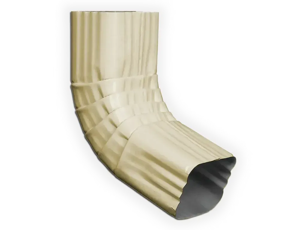 [EB34475-4001] Square Corrugated Kynar Steel Elbow (A) Style
Size: 3" x 4"
Color: Almond
Angle: 75° - Standard