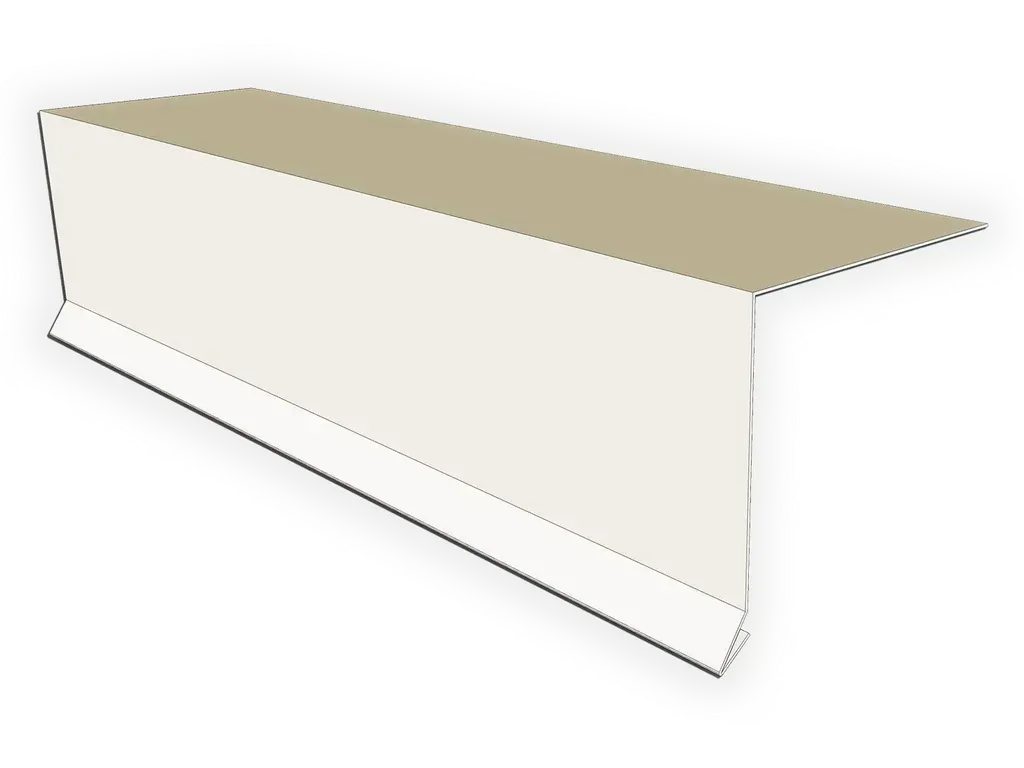 0.027" Aluminum Drip Edge with Kick