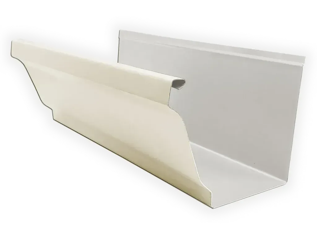 [GK501-0201] K-Style 0.027" Aluminum Gutter
Size: 5" x 1'
Color: Almond