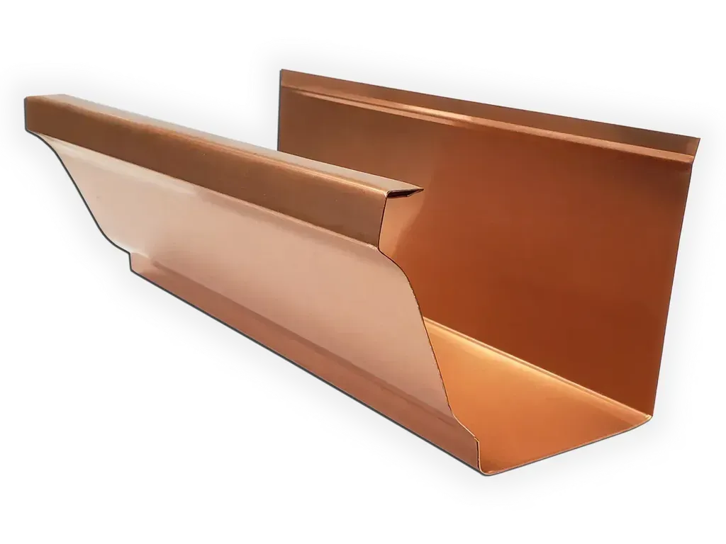 [GK501-1001] K-Style Copper Gutter / Ogee Gutter
Material: 16 oz. Copper
Size: 5"
Length: 1'