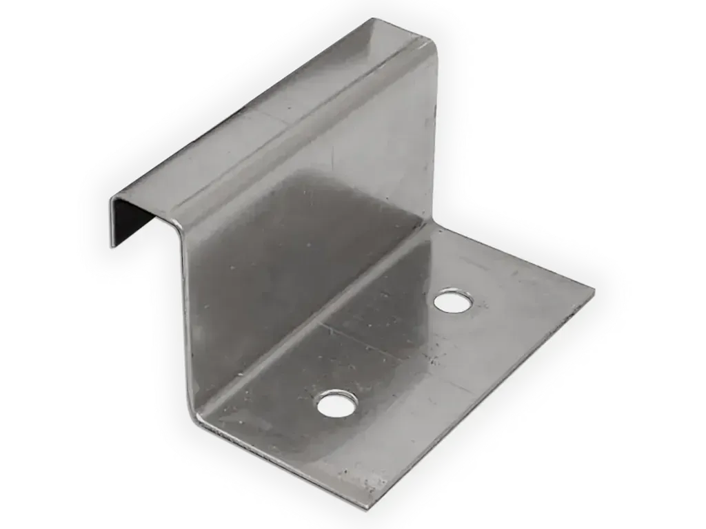 [RPFC1-5001] Fixed Mechanical Lock Standing Seam Metal Roofing Clip
Material: 26 Gauge Stainless Steel
Size: 1" Tall
