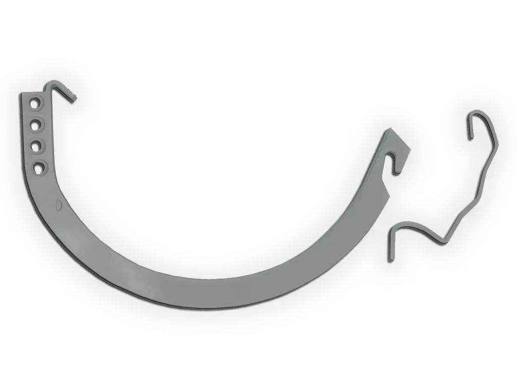 Aluminum Gem Circle Half Round Gutter Hanger