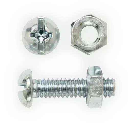 Nut & Bolt For Aluminum - Steel Gem Circle - Galvanized Steel