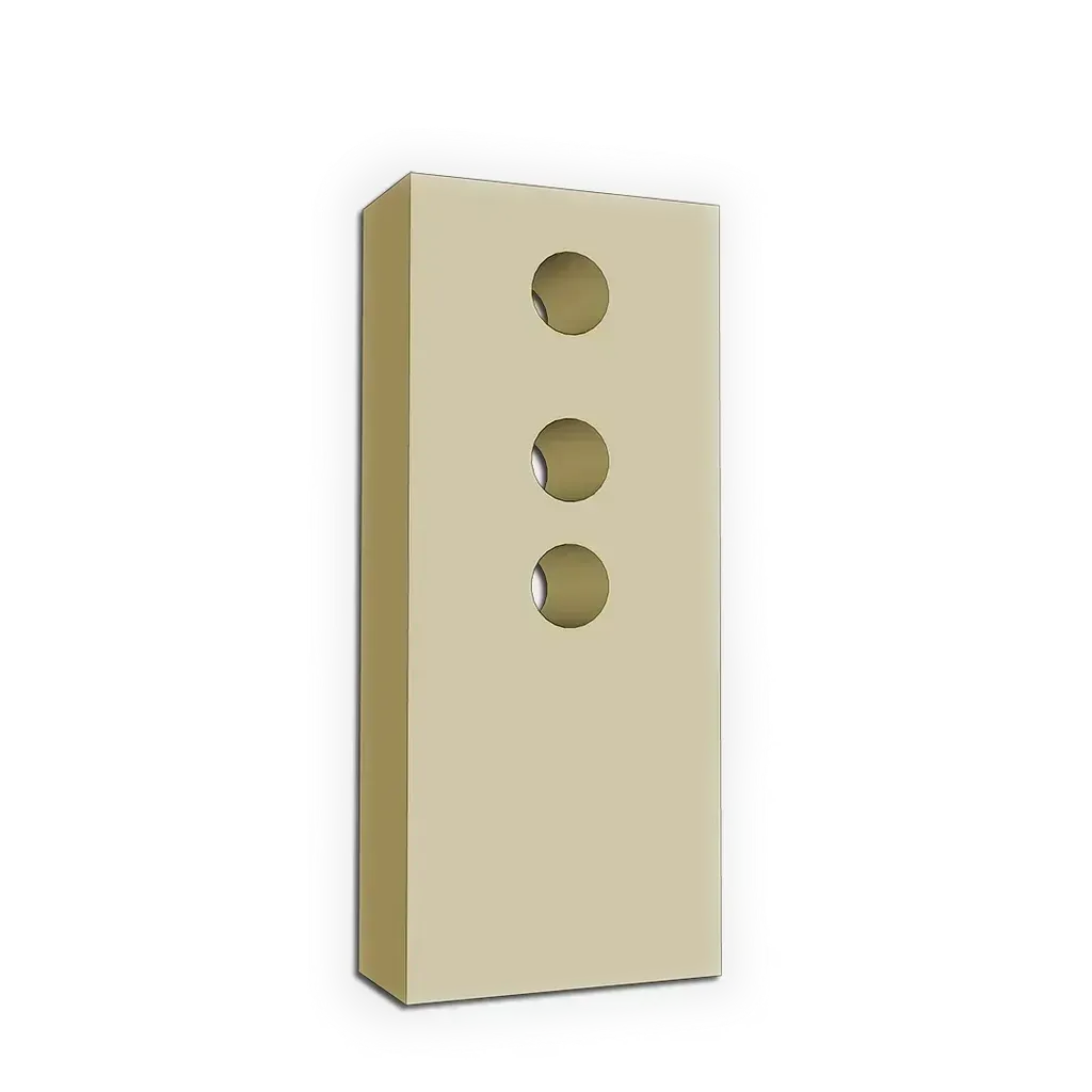[RM072-102] Rafter Mount Spacer 1/2"x1"x2.375"