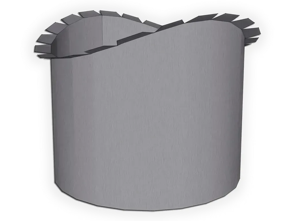 Half Round Gutter Bonderized Steel B Style Gutter Outlet (Paint Grip)