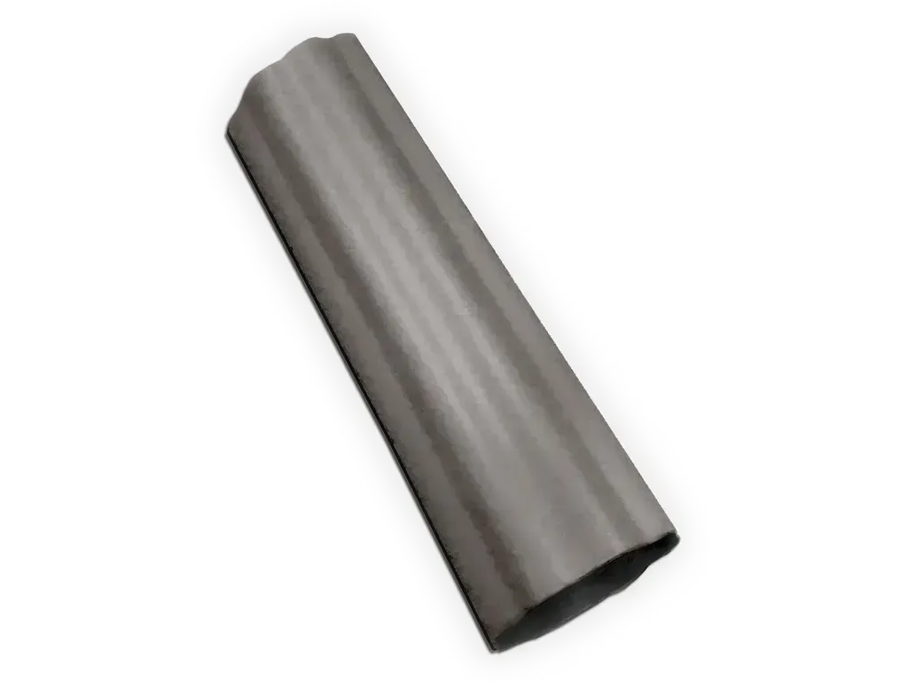 [DS043-3201] 4" Round Corrugated Bonderized Steel - Paint Grip Downspout