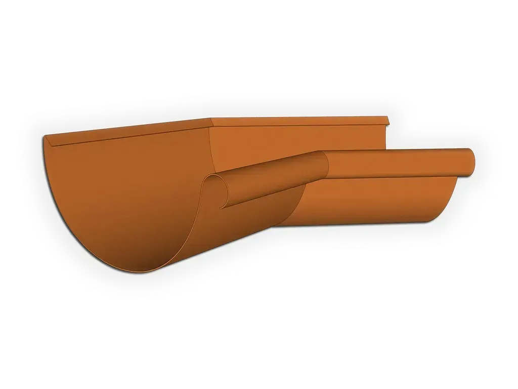 [MIE545-1001] Euro Bead Copper Half Round Gutter Inside Miter
Material: 16 oz. Copper
Size: 5"
Angle: 45° Inside Miter