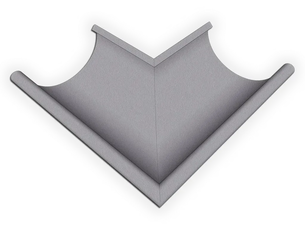 [MOE590-1301] Euro Bead Lead Coated Copper Half Round Gutter Outside Miter
Material: 16 oz. Lead Coated Copper
Size: 5"
Angle: 90° Outside Miter - Most Common