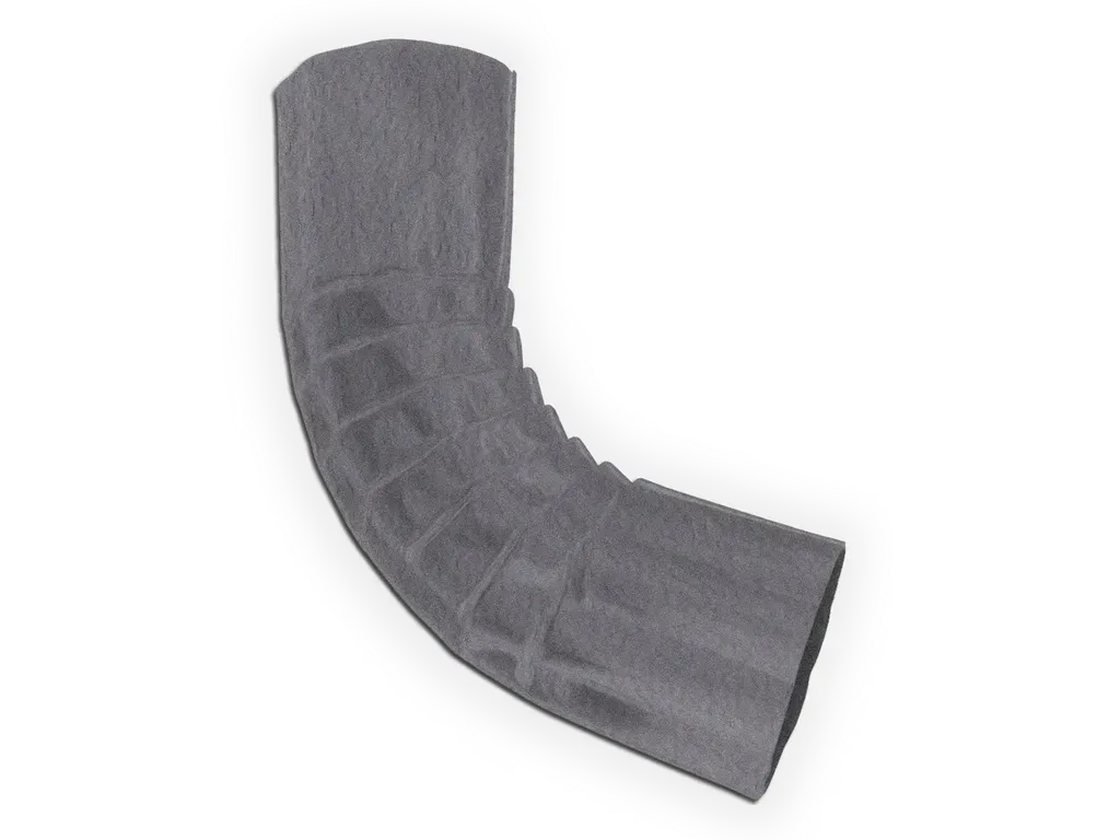 Round Corrugated Lead Coated Copper Elbow