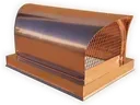 Covered Wagon Style Round Roof Chimney Cap