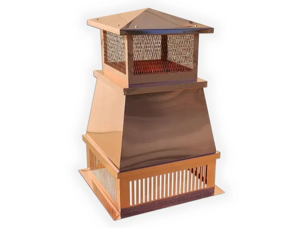 [CC303] The Knight Chimney Pot - Copper, Stainless Steel