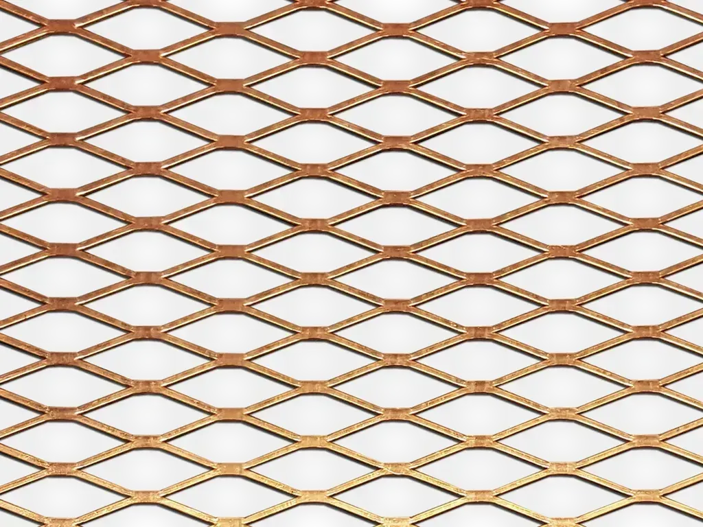 Expanded Copper Metal Screen Sheets and Coil