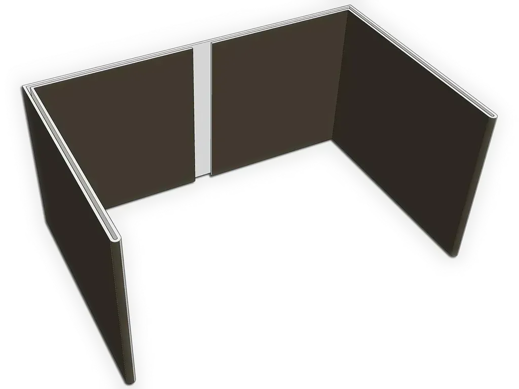 [STH-40] Hidden Mount Kynar Steel Downspout Strap