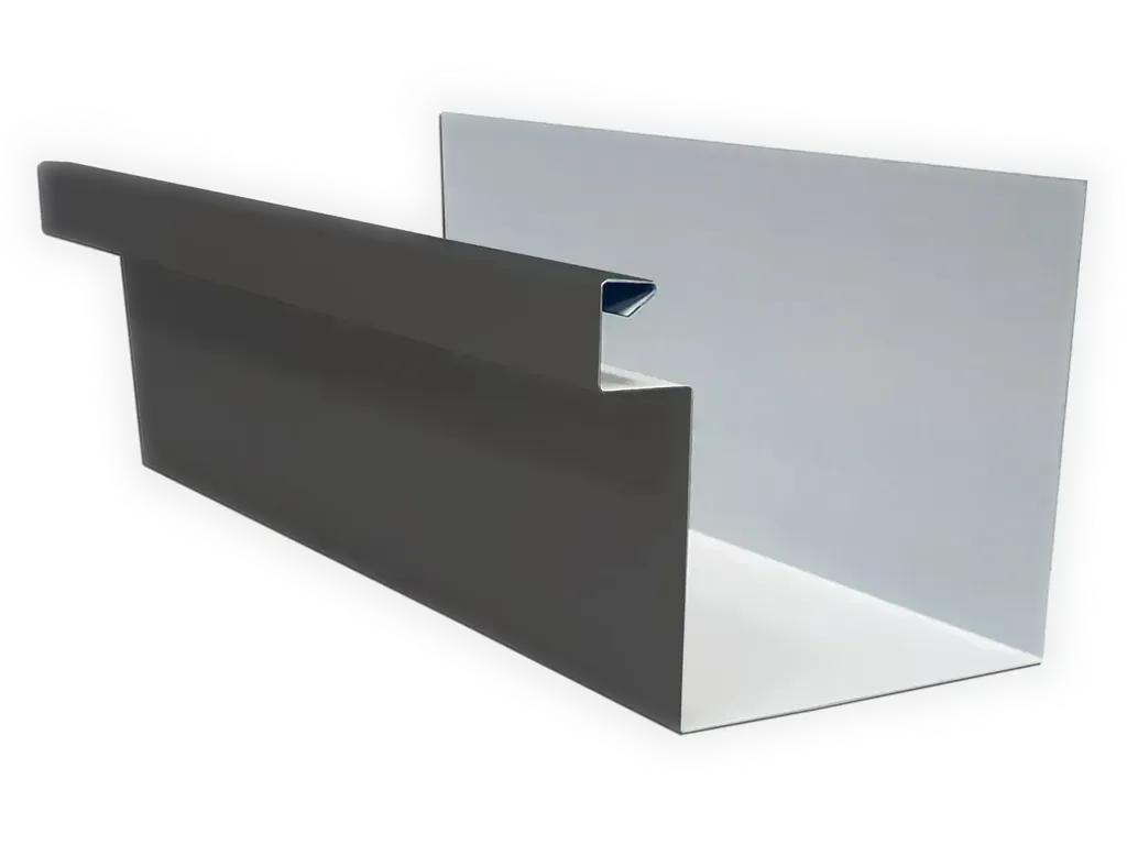 [GBA510-40] Gauge Kynar Steel Commercial Box Gutter