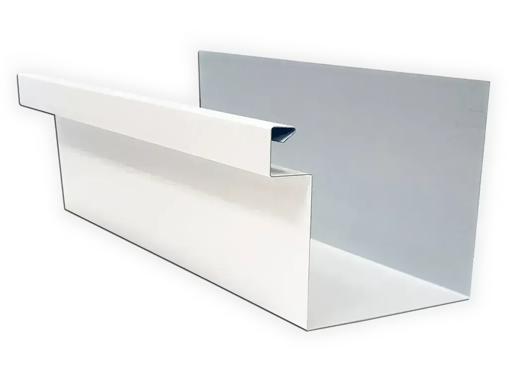 0.032" Aluminum Kynar Commercial Box Gutter