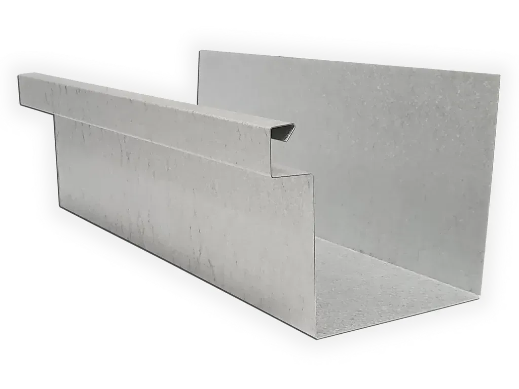 [GBA500-2002] 24 Gauge Galvalume Plus Commercial Box Gutter