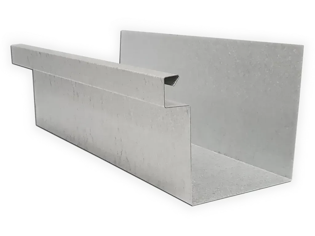 24 Gauge Galvalume Plus Commercial Box Gutter