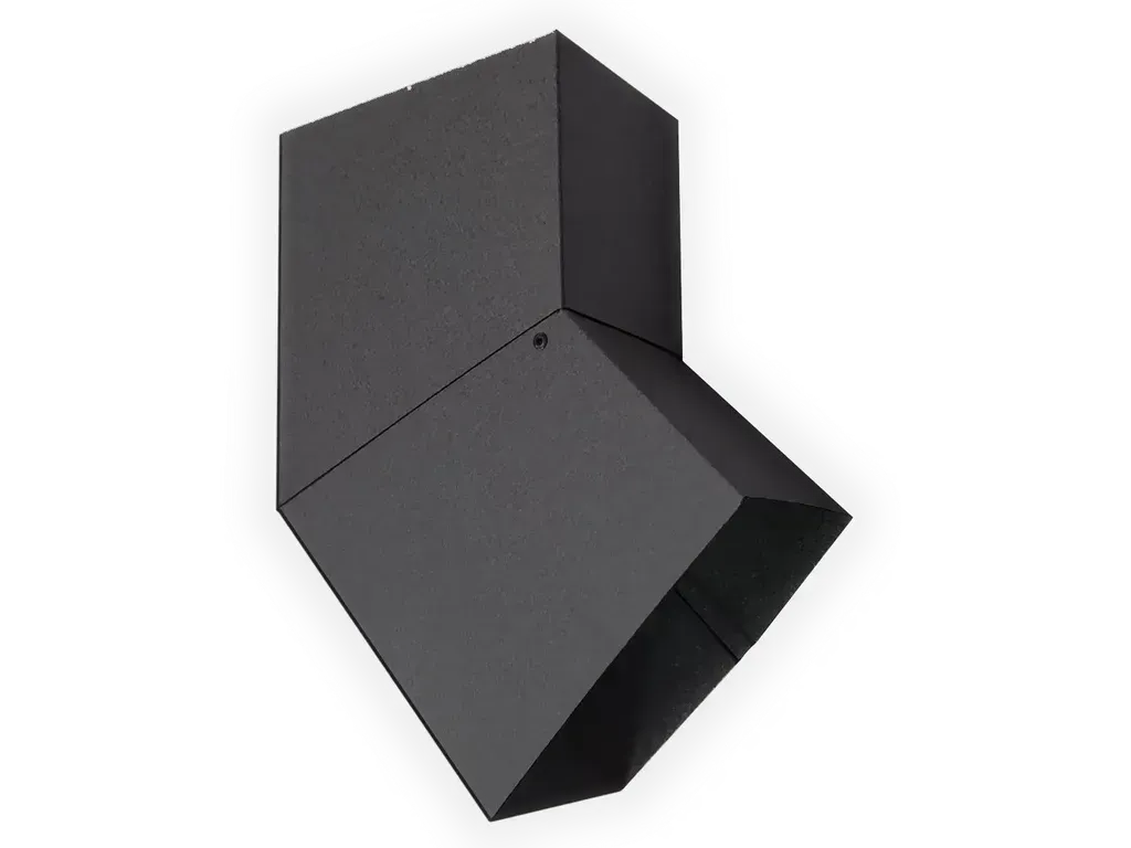 K&M Sheet Metal Plain Square Bonderized Elbow (B) Style (Paint Grip)