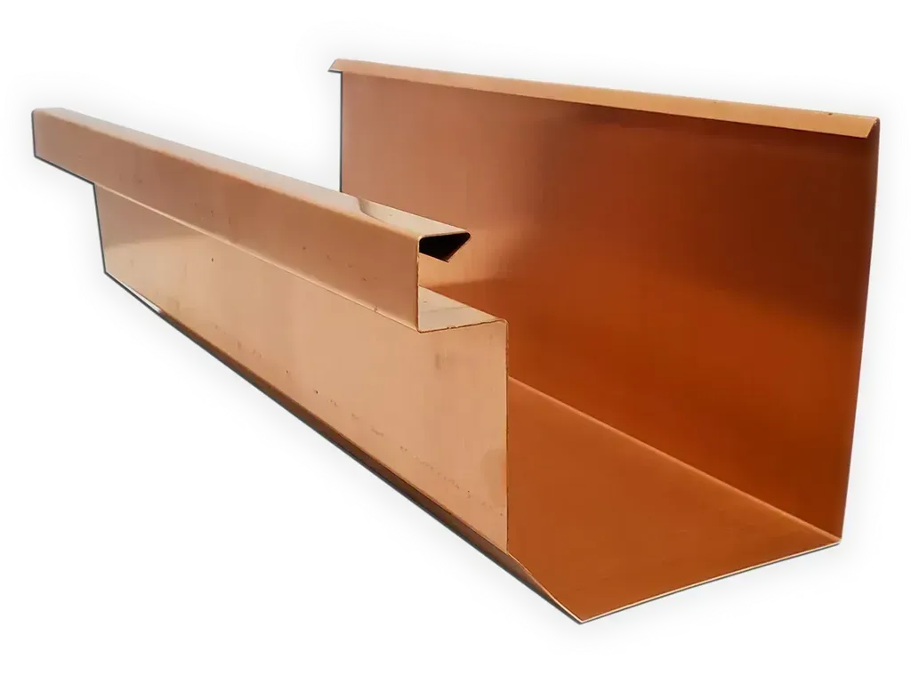 D-Style Copper Residential Box Gutter
