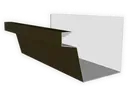 F-Style 24 Gauge Kynar Steel Industrial Box Gutter