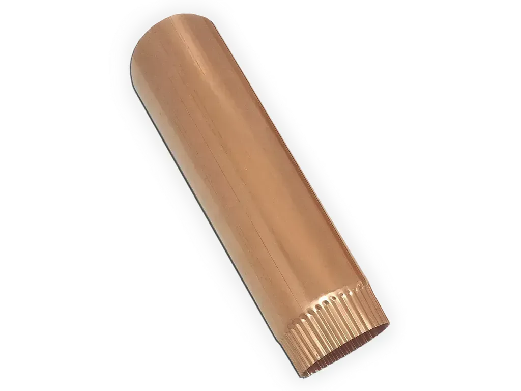 [DS001-10] Plain Round Copper Downspout
