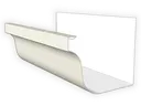 L-Style 24 Gauge Kynar Steel Brownstone Gutter