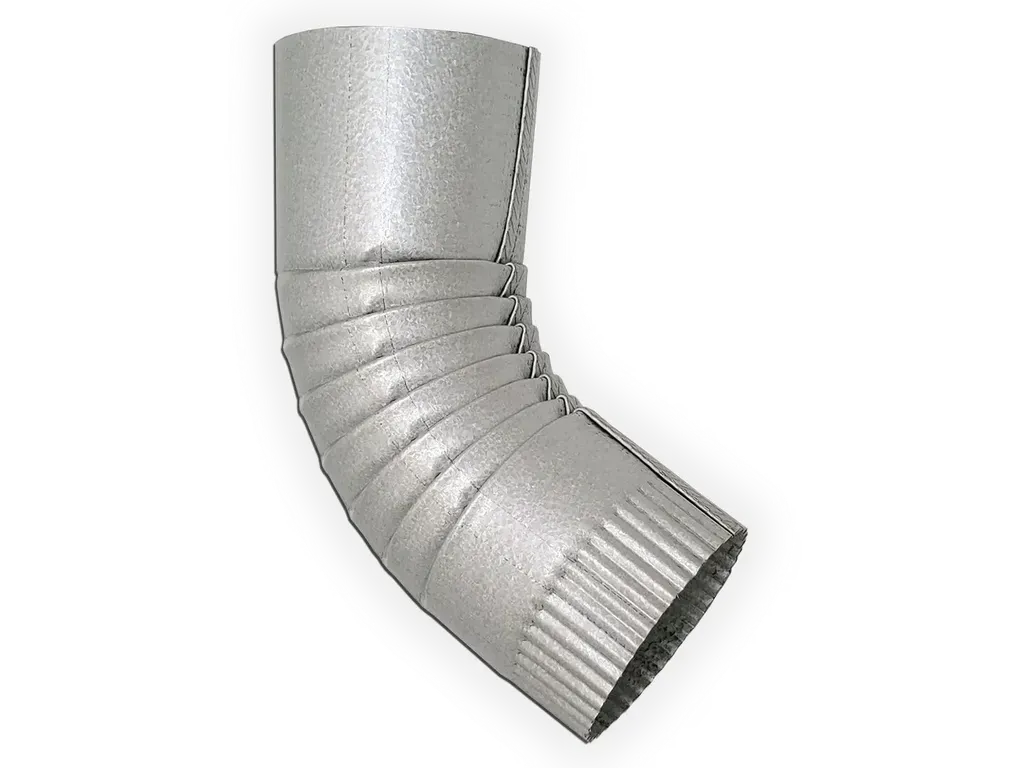 [EB001-12] Plain Round Freedom Gray Elbow