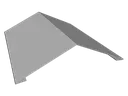 Freedom Gray Ridge Cap Roof Flashing