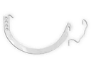 Aluminum Gem Circle Half Round Gutter Hanger