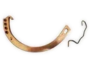 Copper Gem Circle Half Round Gutter Hanger