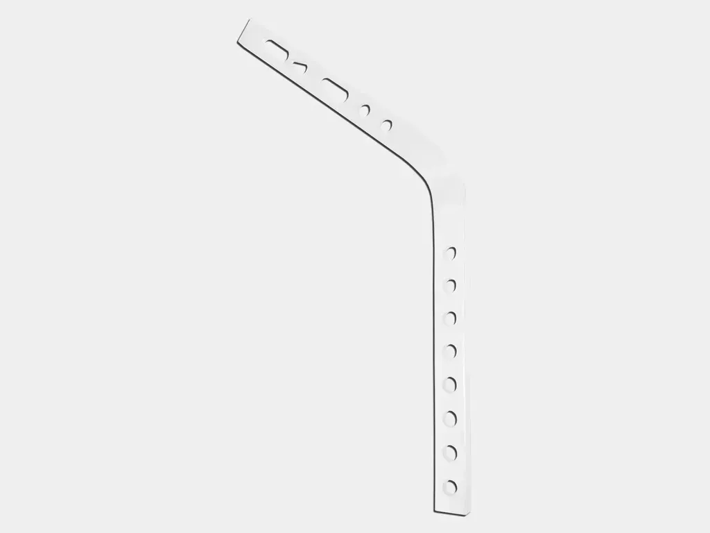 #11 Shank for Aluminum Gutter Hanger on Exposed Rafter