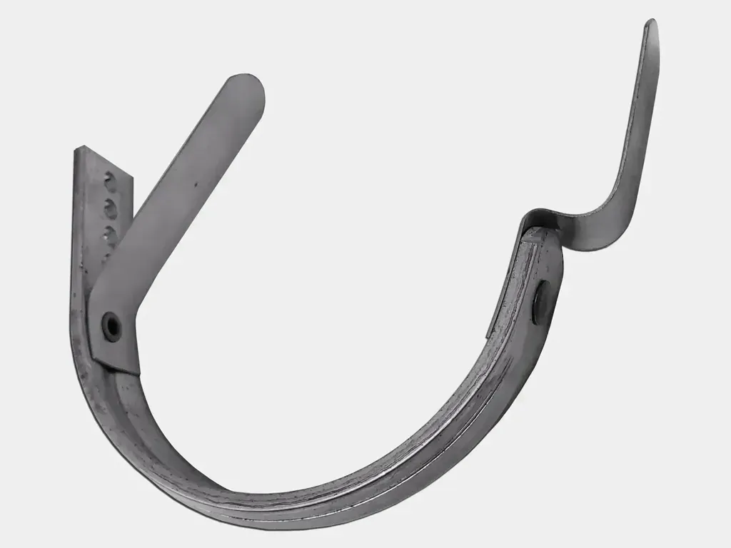 #15 Fascia Mount Half Round Gutter Aluminum Bar Hanger | Choose Size - Mill Finish Aluminum | K&M Sheet Metal
