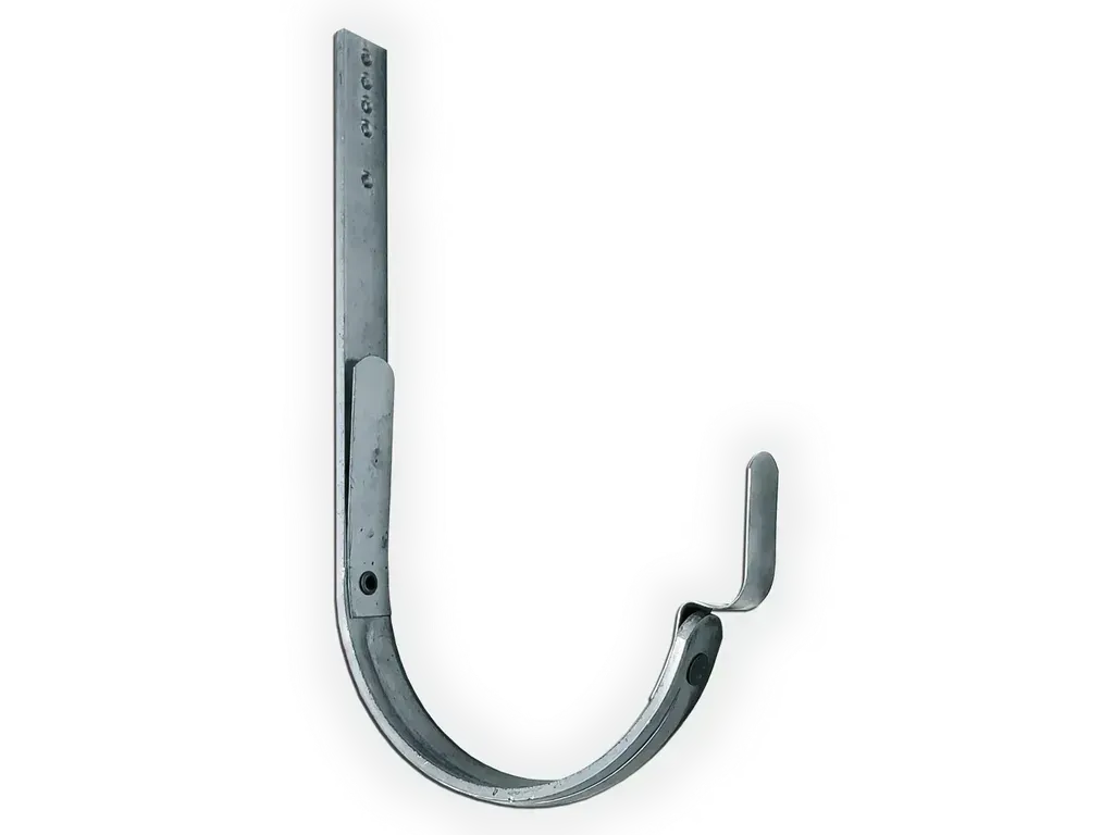 K&M Sheet Metal #16 Roof Mount Half Round Gutter Aluminum Bar Hanger
