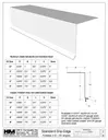 0.032" Aluminum Kynar Drip Edge with Kick